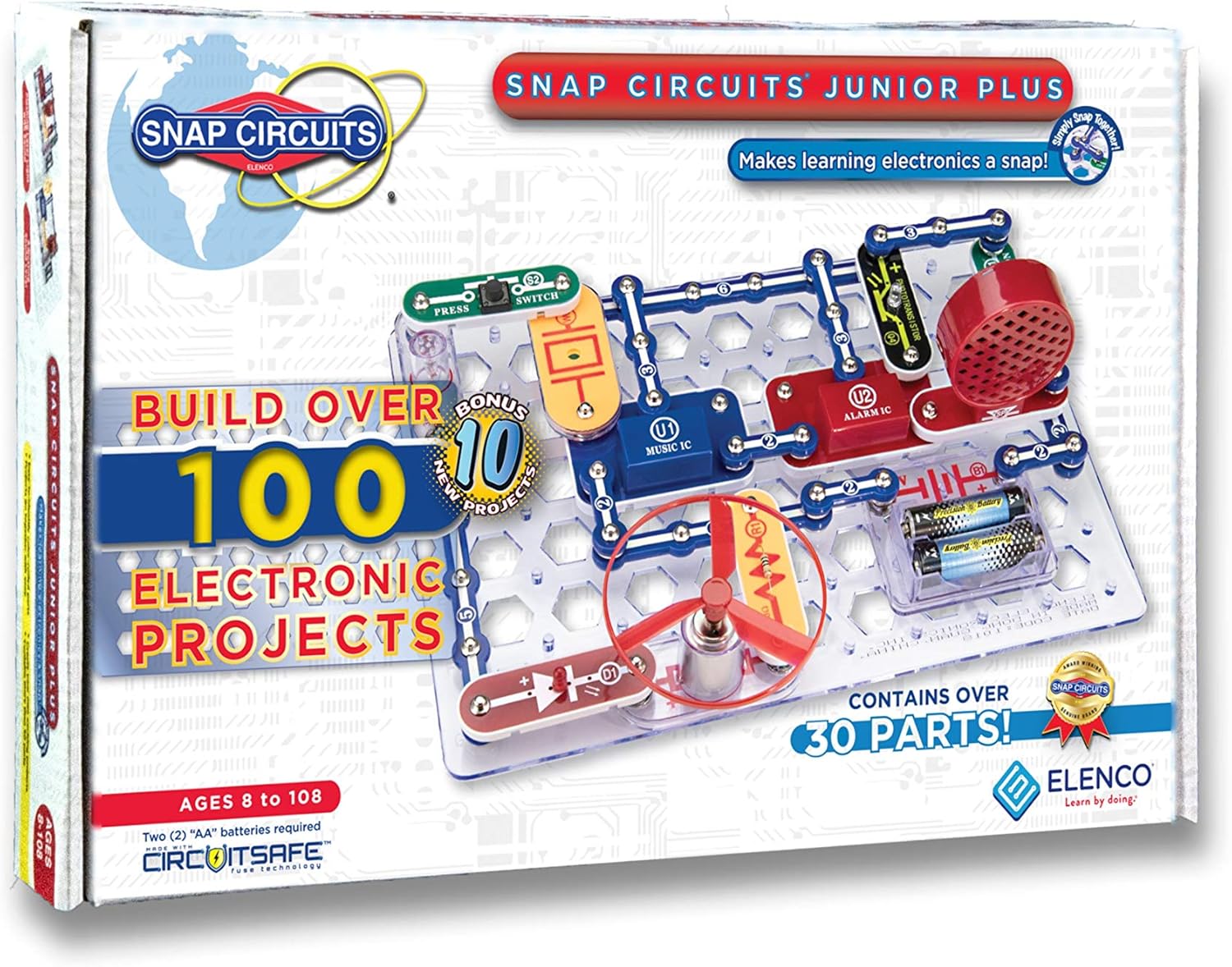 Snap Circuits JR. Plus SC-110 electronics kit